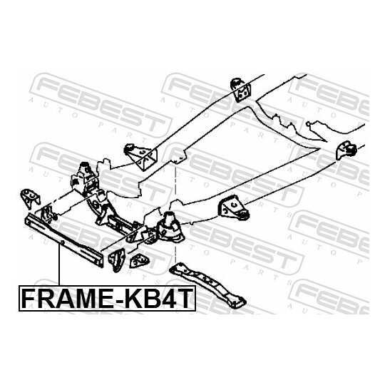 FRAME-KB4T - Axle Beam 