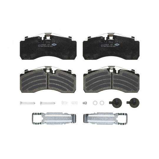 P A6 528S - Brake Pad Set, disc brake 