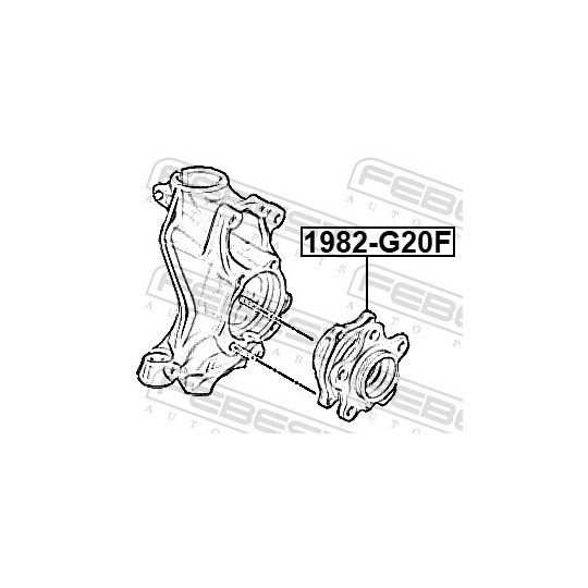 1982-G20F - Wheel hub 