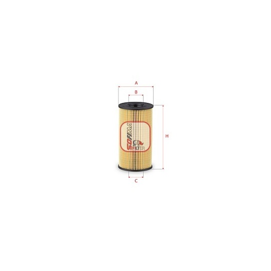 S 5267 PE - Oil filter 