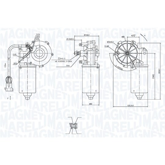 064361000010 - Wiper Motor 