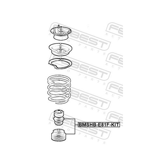 BMSHB-E81F-KIT - Dust Cover Kit, shock absorber 