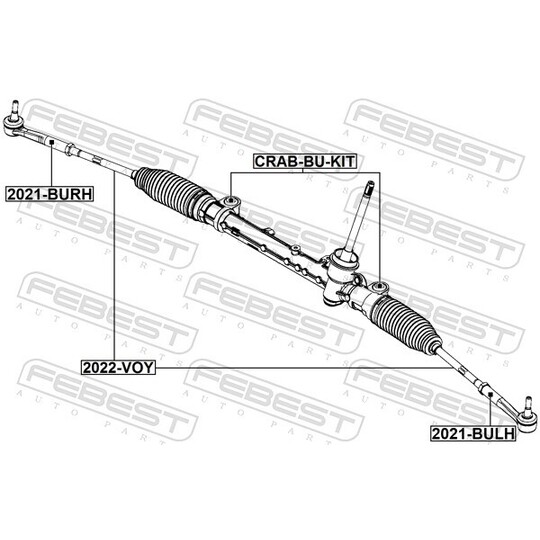 2021-BURH - Tie rod end 