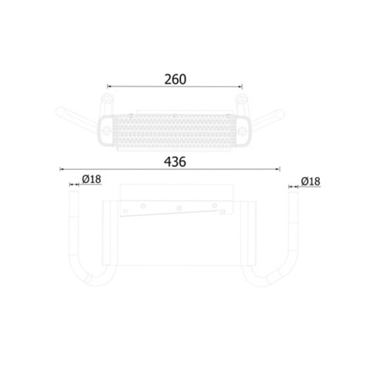 CLC 313 000S - Oljekylare, motor 