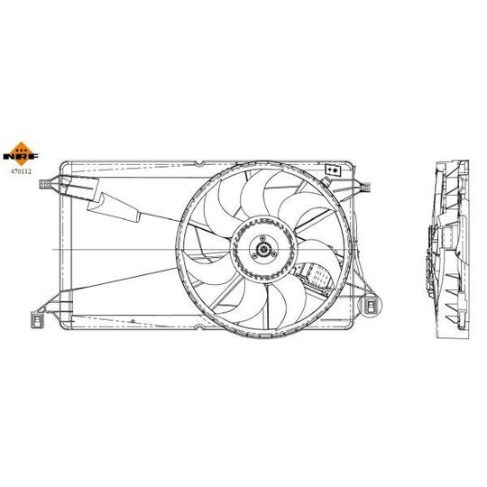 470112 - Fan, radiator 