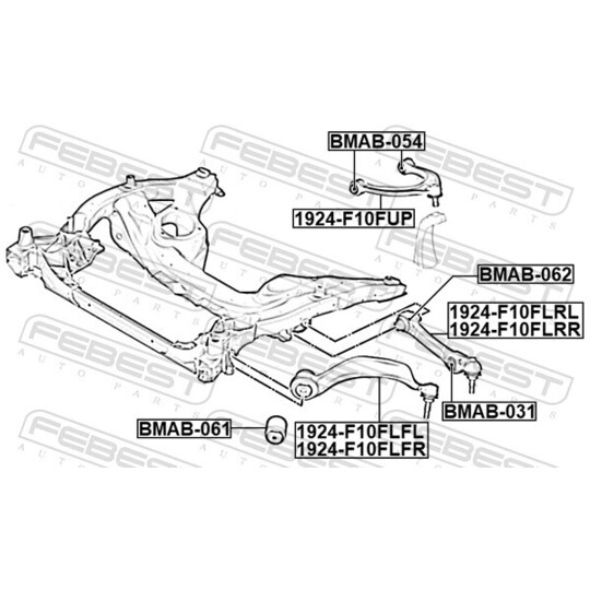 1924-F10FLRR - Track Control Arm 