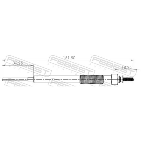 06642-001 - Glow Plug 