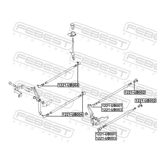 1221-UB002 - Joint, shift rod 