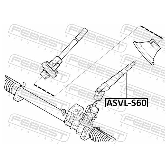 ASVL-S60 - Steering Shaft 