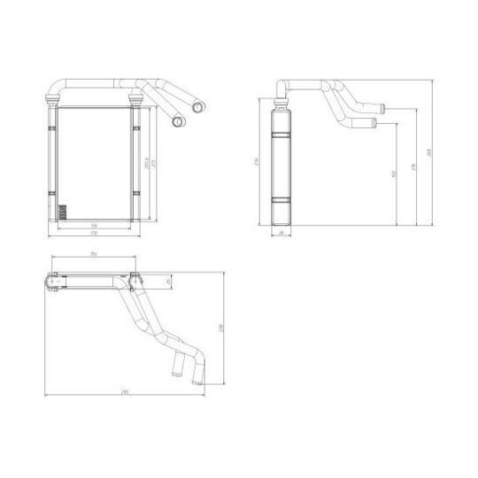 54435 - Heat Exchanger, interior heating 