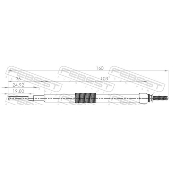 01642-005 - Glödstift 