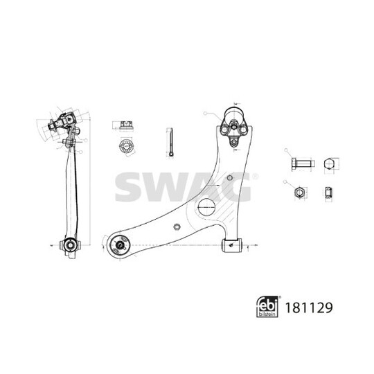 33 10 8130 - Track Control Arm 