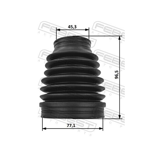 2215P-K520 - Bellow Set, drive shaft 