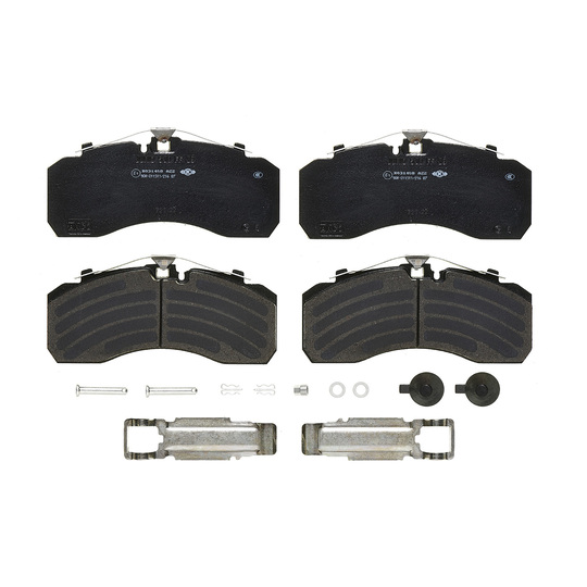 P B4 401S - Brake Pad Set, disc brake 