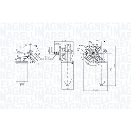 064360800010 - Wiper Motor 