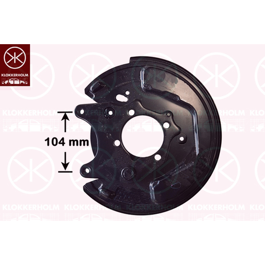 8116875 - Splash Panel, brake disc 