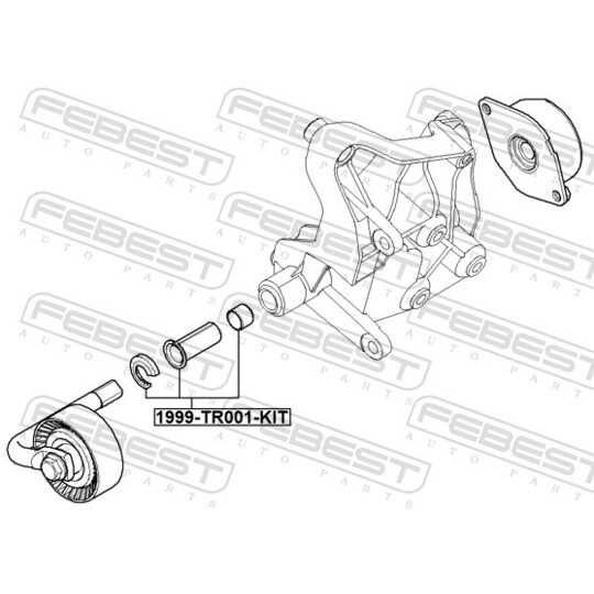 1999-TR001-KIT - Repair Kit, v-ribbed belt tensioner 