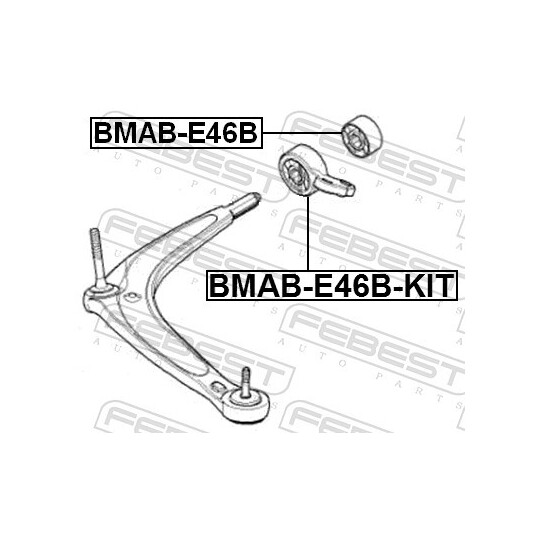 BMAB-E46B-KIT - Länkarmsbussning 