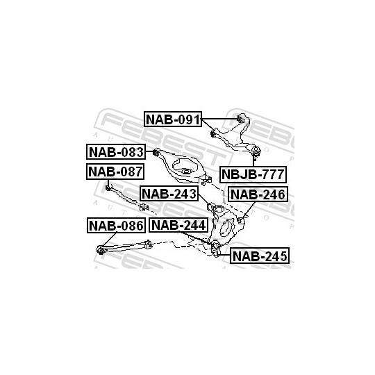 NBJB-777 - Repair Kit, ball joint 