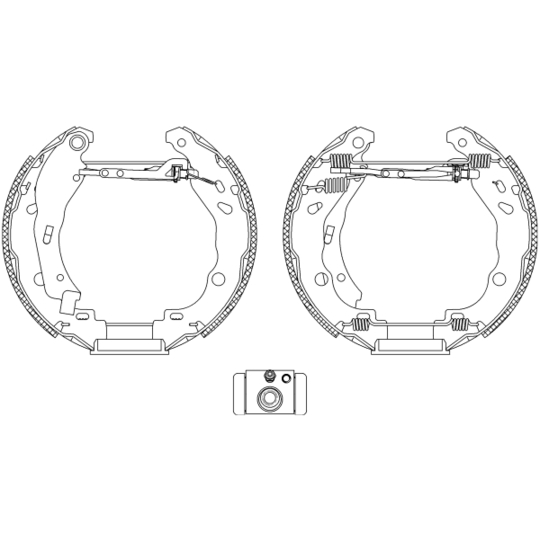 84077200 - Brake Shoe Set 