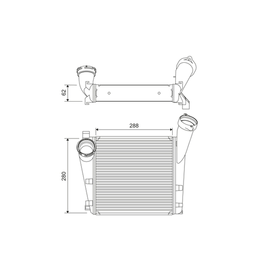 818394 - Intercooler, charger 