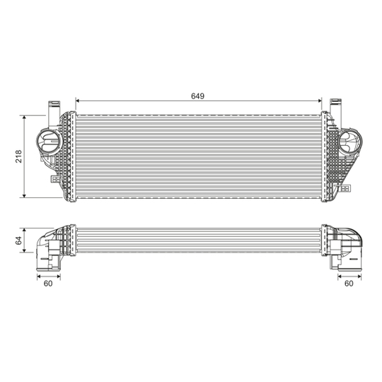 822903 - Intercooler, charger 