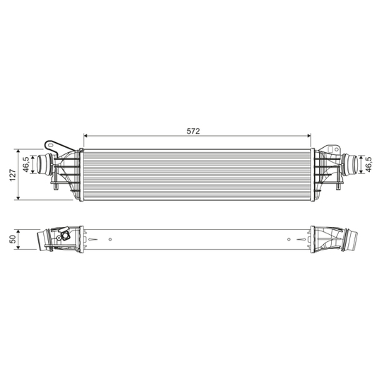 822909 - Intercooler, charger 