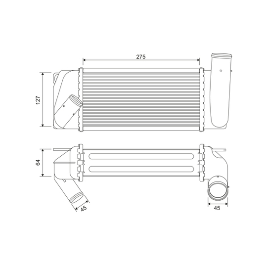 822905 - Intercooler, charger 