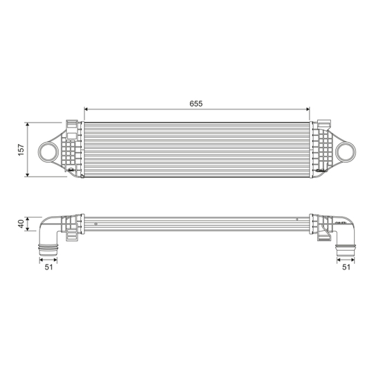 818689 - Intercooler, charger 