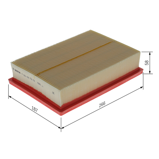 F 026 400 720 - Air filter 