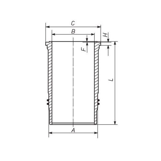 209 WN 21 00 - Cylinder Sleeve 