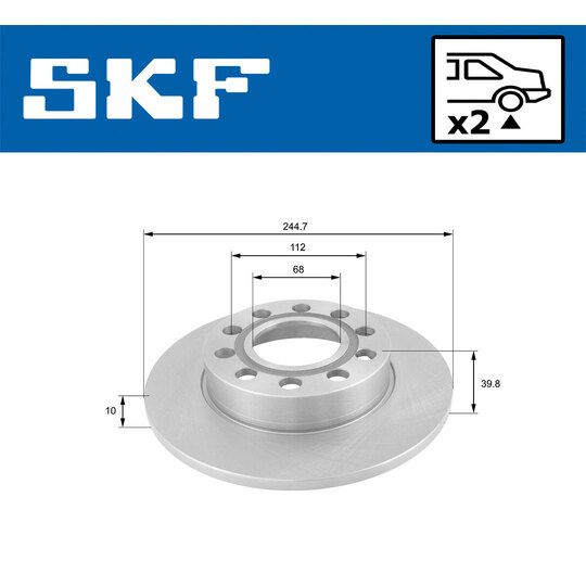 VKBD 90234 S2 - Brake Disc 