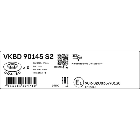 VKBD 90145 S2 - Jarrulevy 