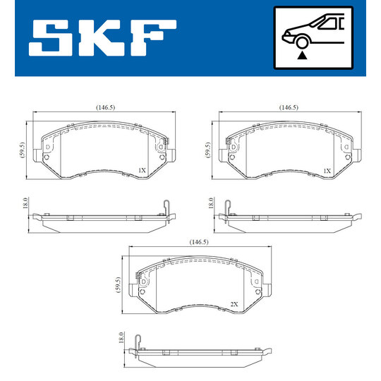 VKBP 81078 A - Brake Pad Set, disc brake 