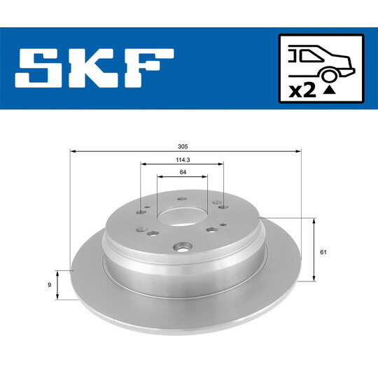 VKBD 90325 S2 - Brake Disc 