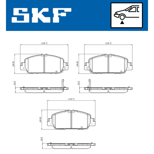 VKBP 81098 A - Brake Pad Set, disc brake 