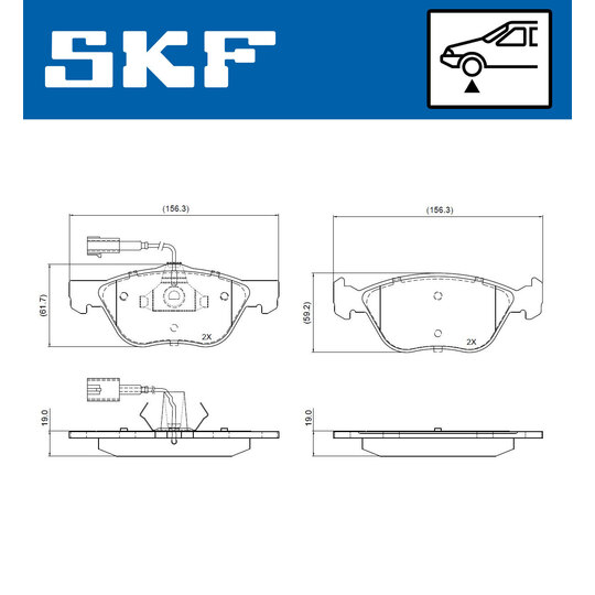 VKBP 81049 E - Brake Pad Set, disc brake 