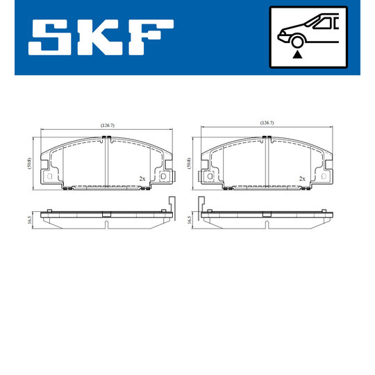 VKBP 80860 A - Brake Pad Set, disc brake 