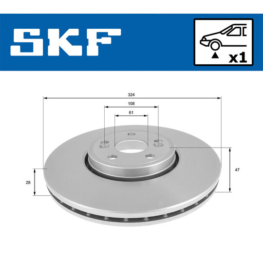 VKBD 80149 V1 - Brake Disc 