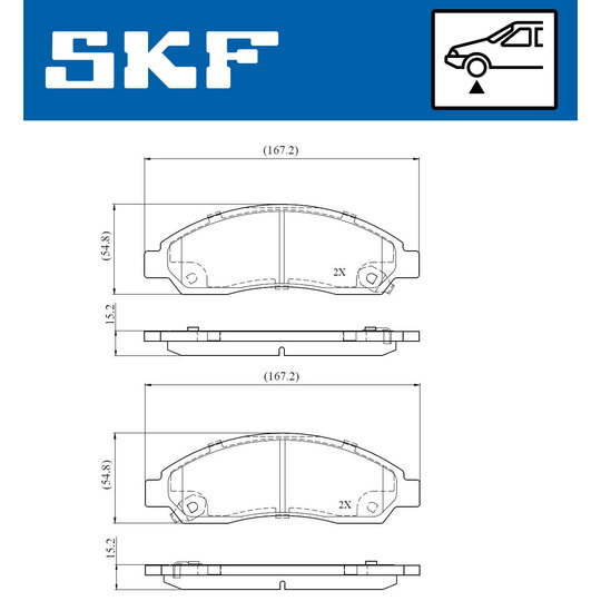 VKBP 80810 A - Brake Pad Set, disc brake 