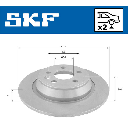 VKBD 90132 S2 - Brake Disc 