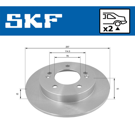 VKBD 90310 S2 - Brake Disc 