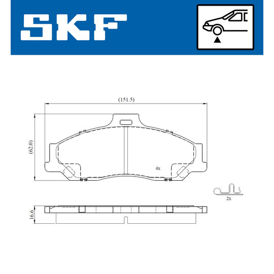 VKBP 81084 A - Brake Pad Set, disc brake 