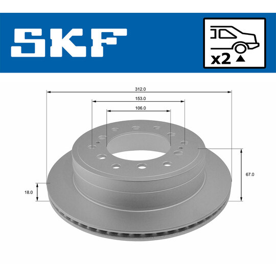 VKBD 90272 V2 - Brake Disc 