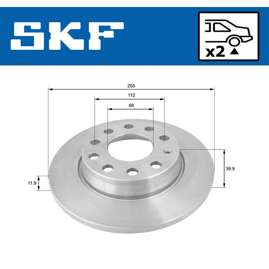 VKBD 90266 S2 - Brake Disc 