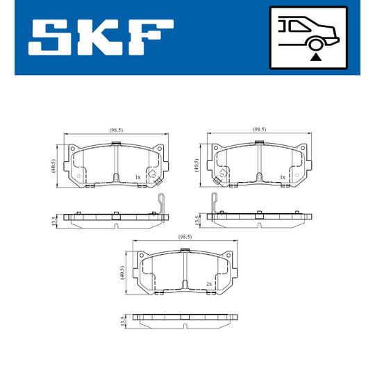 VKBP 91137 A - Brake Pad Set, disc brake 