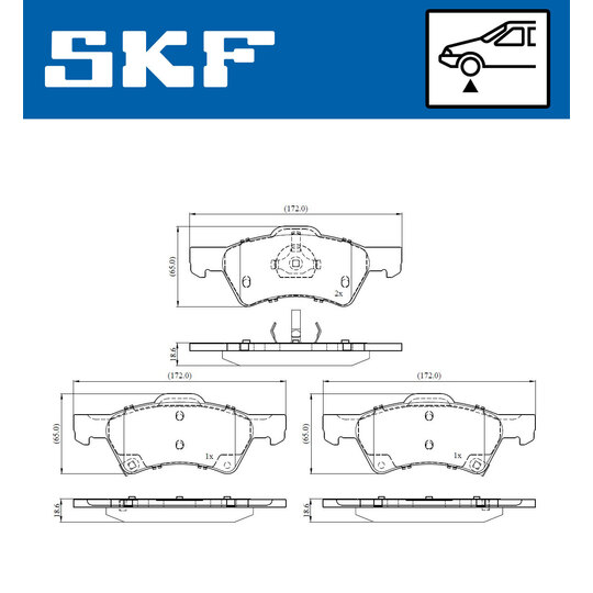 VKBP 81079 A - Brake Pad Set, disc brake 