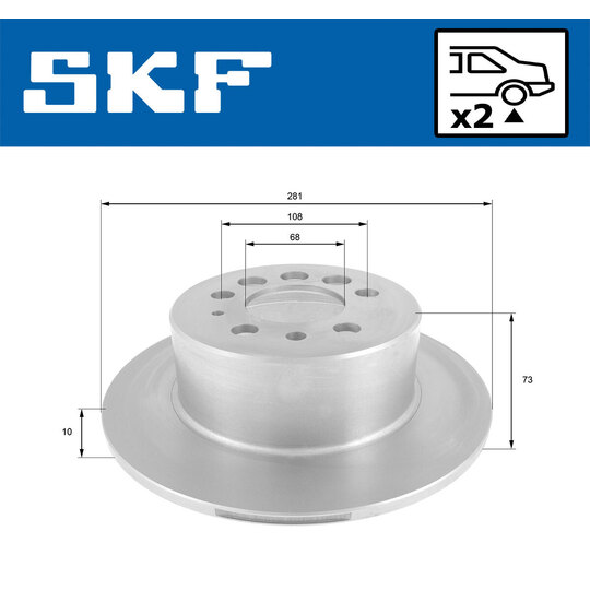 VKBD 90101 S2 - Brake Disc 