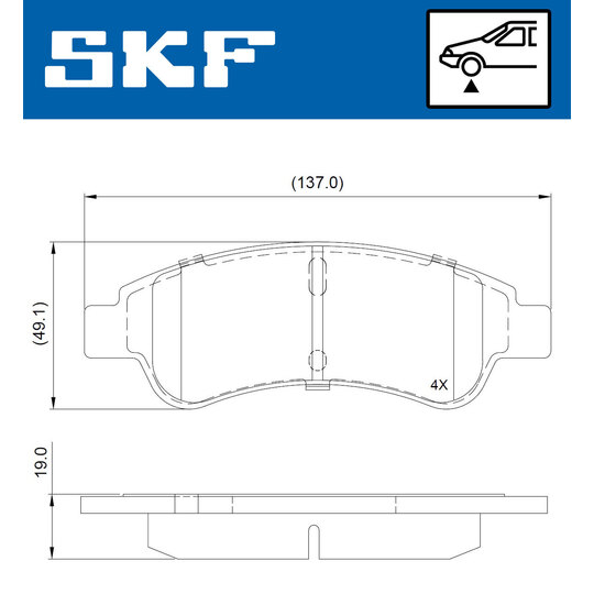 VKBP 80648 - Brake Pad Set, disc brake 