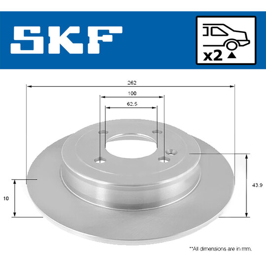 VKBD 90206 S2 - Brake Disc 